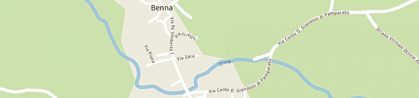 Mappa della impresa maffeo ciclismo e tempo libero di anna stella a BENNA