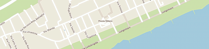 Mappa della impresa pizzeria nairobi di pasqual marco roberto e c snc a IESOLO