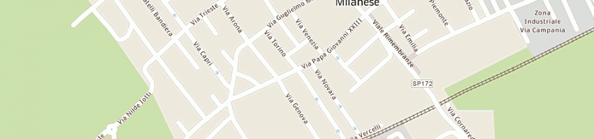 Mappa della impresa farmacia tettoni dr maria cristina a PREGNANA MILANESE