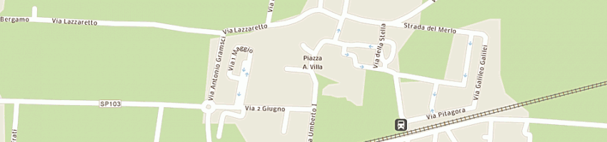 Mappa della impresa edicola villa di villa alberto a POZZUOLO MARTESANA