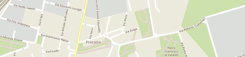 Mappa della impresa zannini monica a MILANO