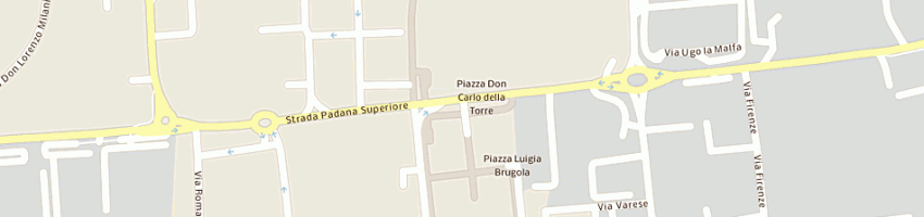 Mappa della impresa caffe miscela picchio srl a MILANO