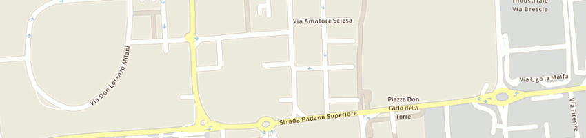 Mappa della impresa sica srl a CERNUSCO SUL NAVIGLIO