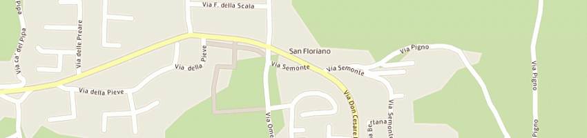 Mappa della impresa albergo ristorante florivana di mazzi elisabetta a SAN PIETRO IN CARIANO