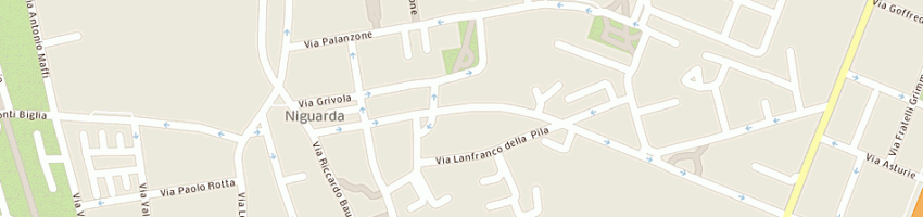 Mappa della impresa cielle services di pensato pietro e galletti teresa sas a MILANO