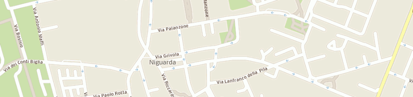 Mappa della impresa berto remo a MILANO