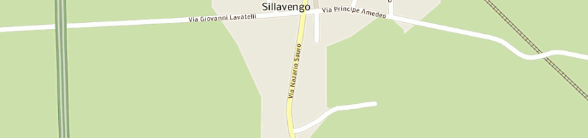 Mappa della impresa municipio a SILLAVENGO