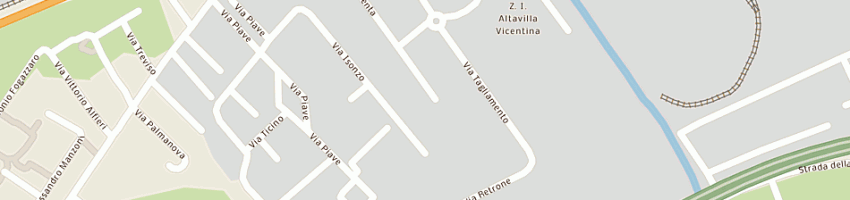 Mappa della impresa aluk group spa a ALTAVILLA VICENTINA