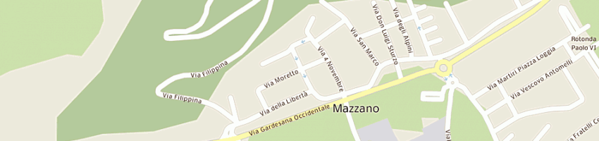 Mappa della impresa tecnopan di tenchelli giuseppina a MAZZANO