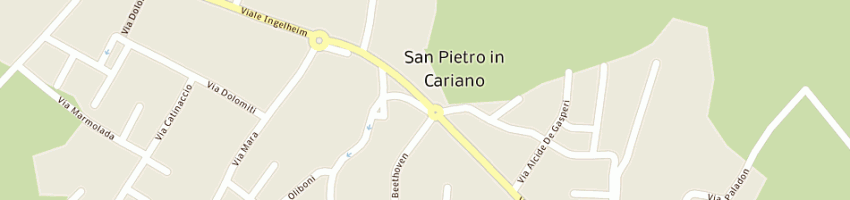Mappa della impresa zardini flavio a SAN PIETRO IN CARIANO