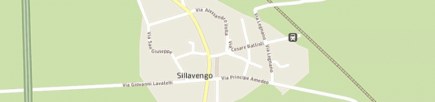 Mappa della impresa pizeta snc a SILLAVENGO