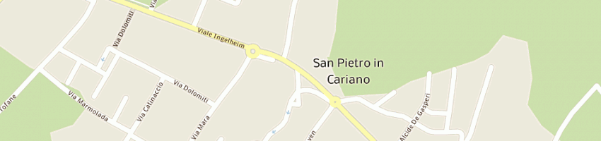 Mappa della impresa mion gastone e figli snc a SAN PIETRO IN CARIANO