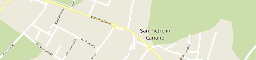 Mappa della impresa elis car srl a SAN PIETRO IN CARIANO