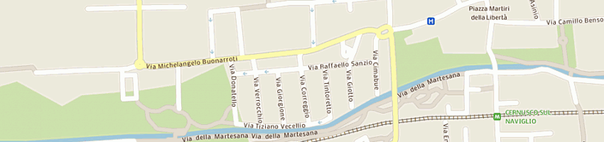 Mappa della impresa carturan roberto a MILANO