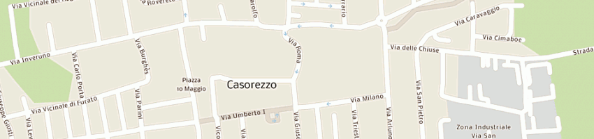 Mappa della impresa cassani silvia a CASOREZZO