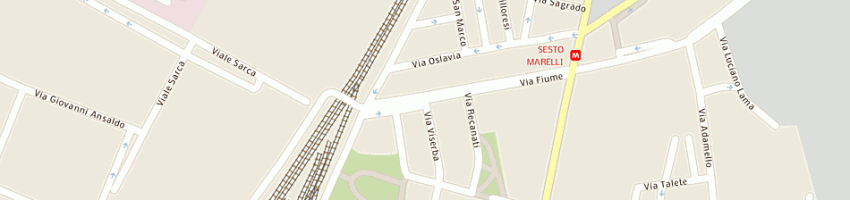 Mappa della impresa autofficina corsini di rubolino ernesto e csnc a MILANO