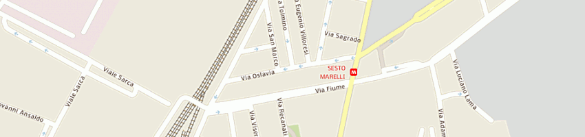 Mappa della impresa savas sas a MILANO