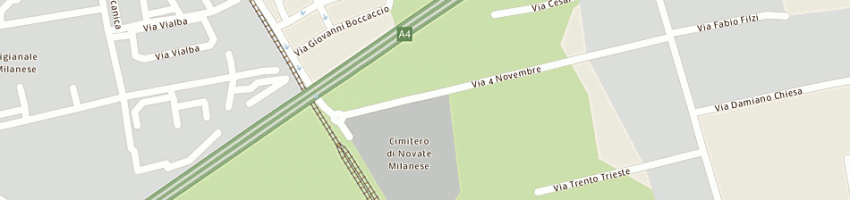Mappa della impresa bianchi dionigi a NOVATE MILANESE