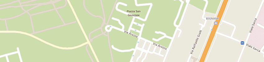 Mappa della impresa autoscuola arezzo a MILANO