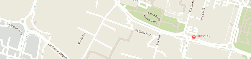 Mappa della impresa gelateria del parco di magrograssi simonetta a BRESCIA