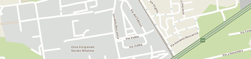 Mappa della impresa chiovenda snc di chiovenda virginio e c a NOVATE MILANESE