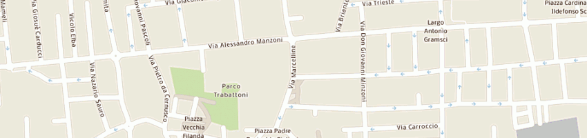 Mappa della impresa panificio perego snc di perego pg e c a CERNUSCO SUL NAVIGLIO