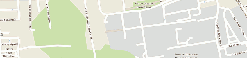 Mappa della impresa lusinox sas di d'auria sergio e c a NOVATE MILANESE