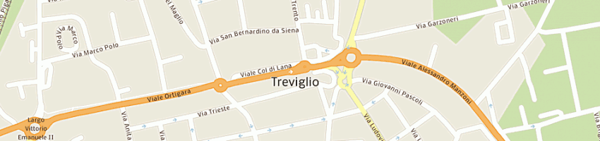 Mappa della impresa centro del casco a TREVIGLIO