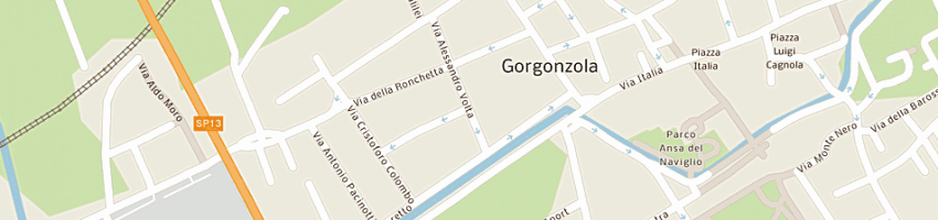 Mappa della impresa gasparini pierangelo a GORGONZOLA