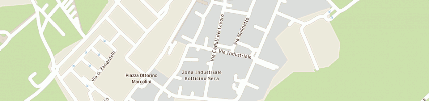 Mappa della impresa immobiliare fabe di casali f snc a BOTTICINO