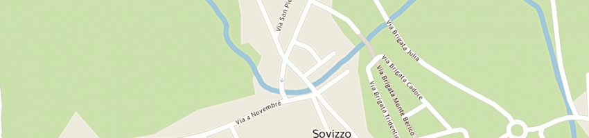 Mappa della impresa diplomata erboristeria la mandragora di gobbi serena a SOVIZZO