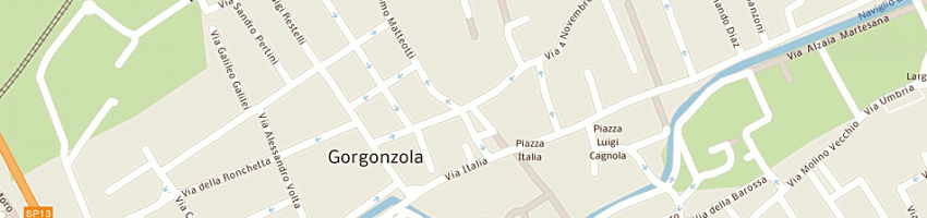 Mappa della impresa coop sociale il naviglio onlus a GORGONZOLA