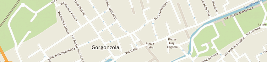 Mappa della impresa comune di gorgonzola a GORGONZOLA