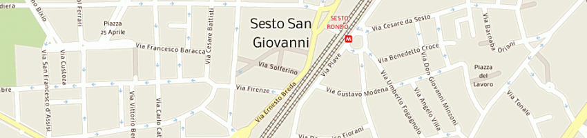 Mappa della impresa rossi e grassi sas a MILANO