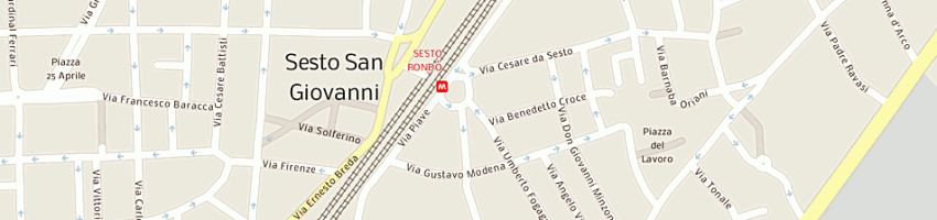 Mappa della impresa centro culturale rondottanta a SESTO SAN GIOVANNI