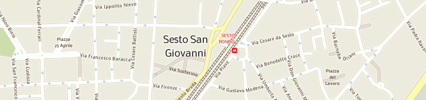 Mappa della impresa bechelli massimo a SESTO SAN GIOVANNI