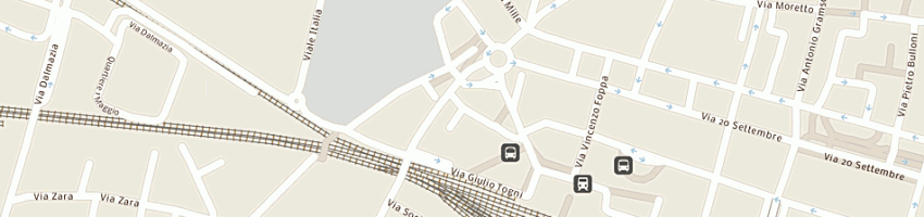 Mappa della impresa albergo stazione (srl) a BRESCIA