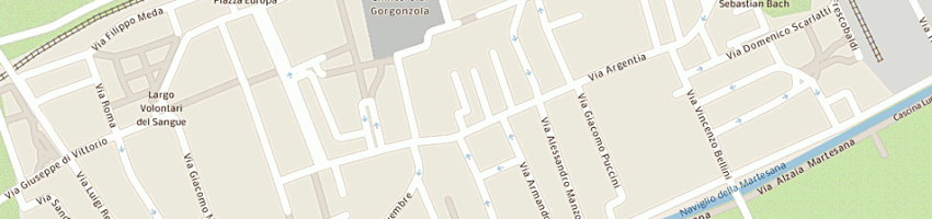 Mappa della impresa mastinu francesco a GORGONZOLA