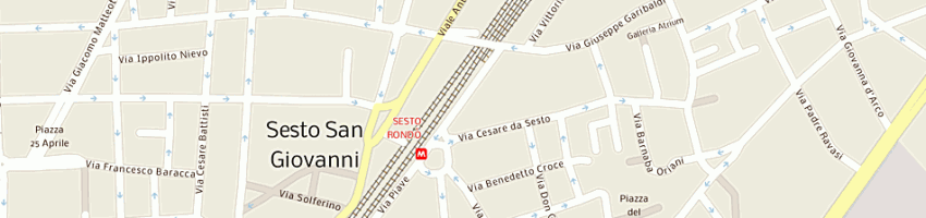 Mappa della impresa valentini gilberto a MILANO