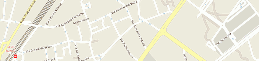 Mappa della impresa studio rondinella sas a SESTO SAN GIOVANNI