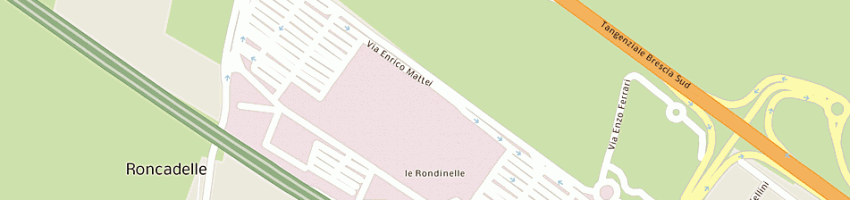 Mappa della impresa ravelli profumerie srl a RONCADELLE