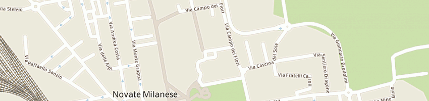 Mappa della impresa sos novate milanese associazione volontaria di pronto soccorso a NOVATE MILANESE