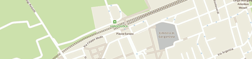 Mappa della impresa delta graphic srl a GORGONZOLA