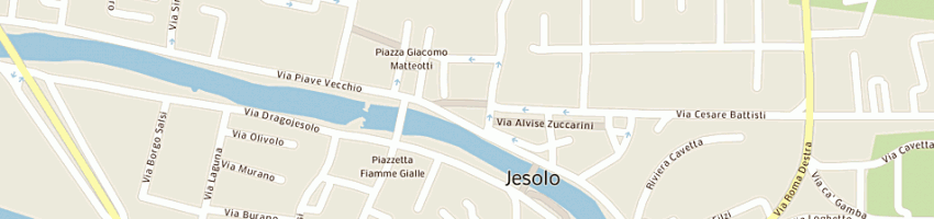 Mappa della impresa farmacia all'ascensione di joppi dr gianpaolo a IESOLO