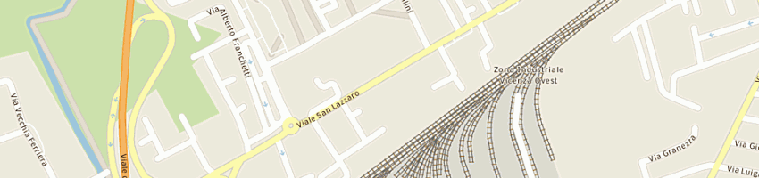 Mappa della impresa banco di brescia san paolo cab spa a VICENZA