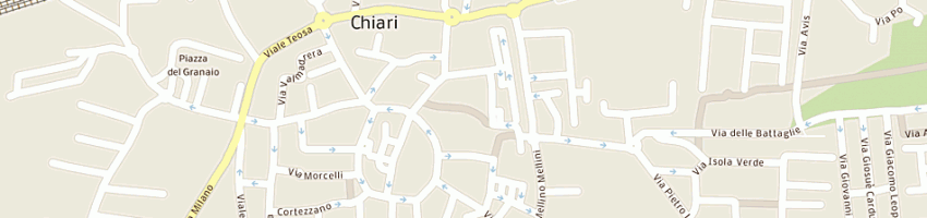 Mappa della impresa cenini alberto a CHIARI