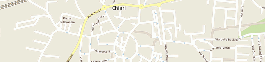 Mappa della impresa sbaraini e associati srl a CHIARI