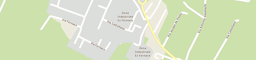 Mappa della impresa castellana informatica di vianello alberto a MARTELLAGO