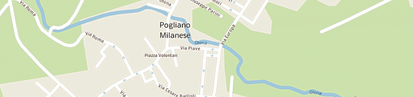 Mappa della impresa piacente salvatore a POGLIANO MILANESE