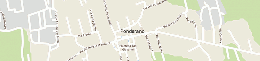 Mappa della impresa parrucchiera federica vineis a PONDERANO